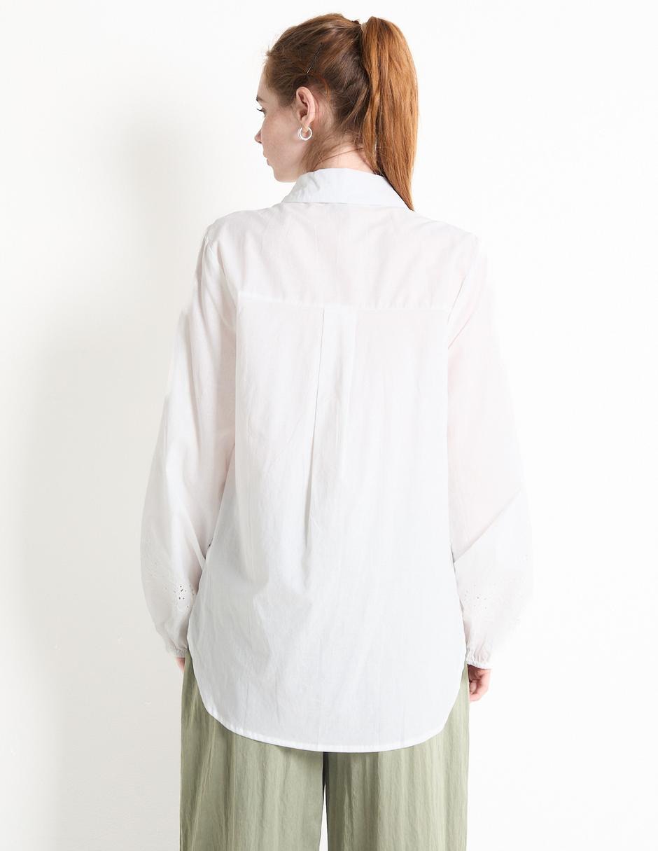 Blusa camisera Biography manga larga para mujer