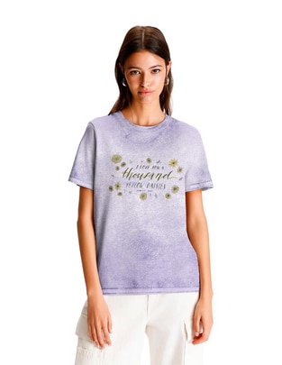 Playera manga corta Tee Bar cuello redondo para mujer