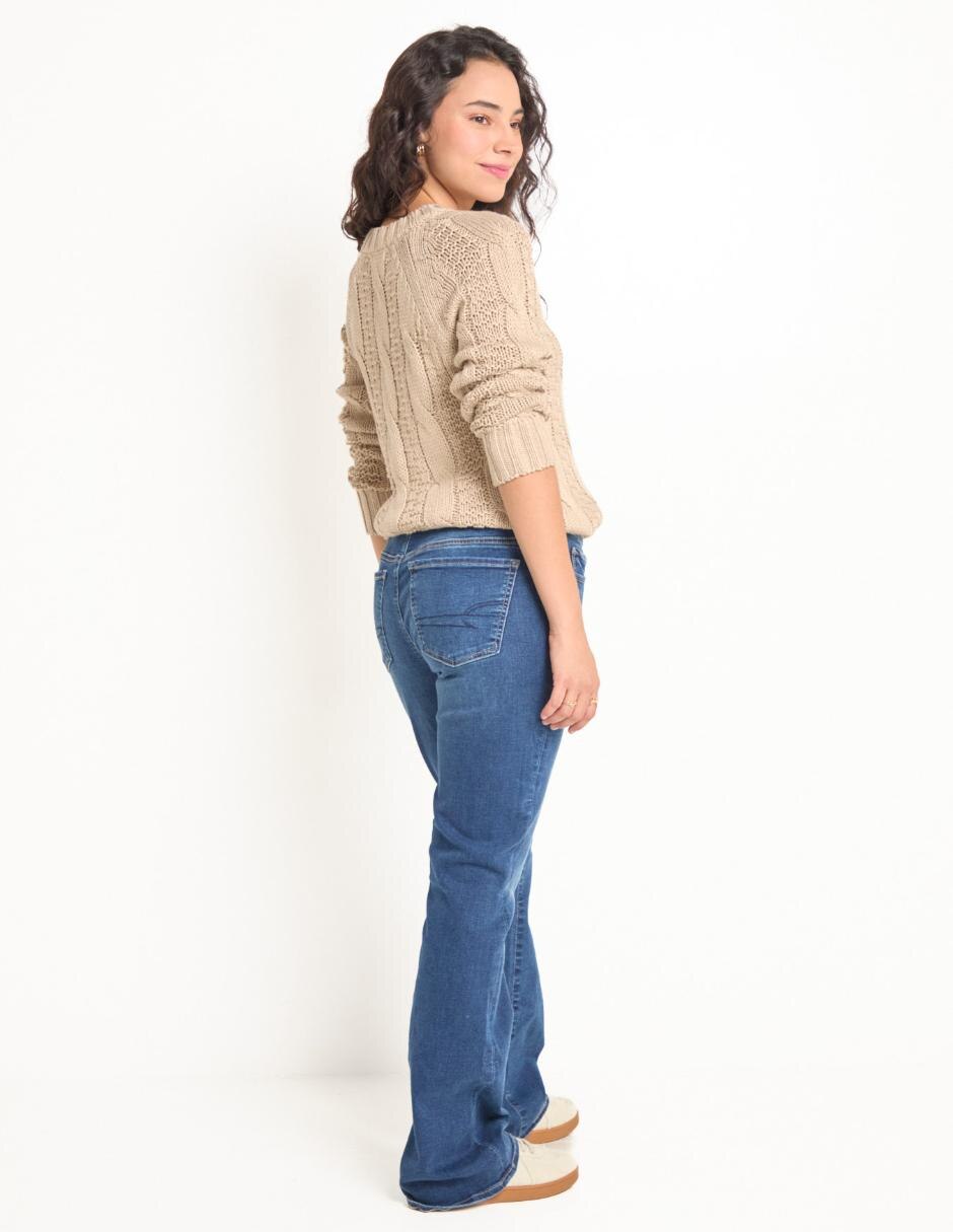 Jeans straight american eagle para mujer