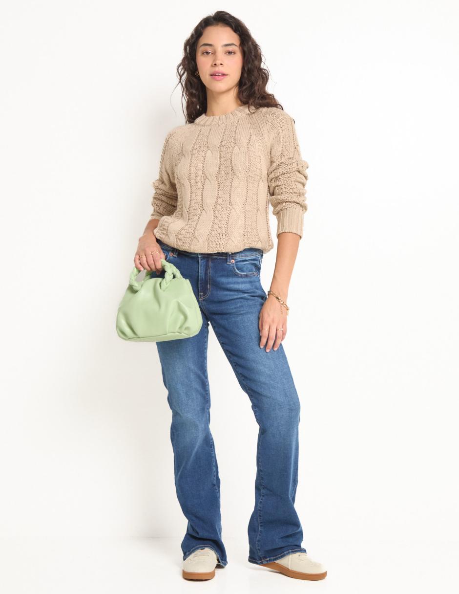 Jeans straight american eagle para mujer
