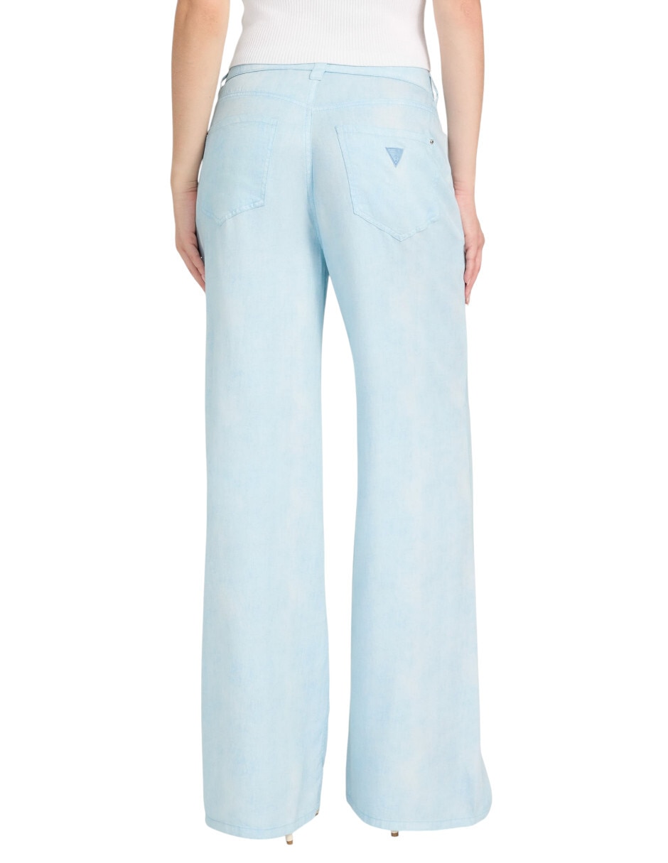 Jeans straight corte cintura para mujer 8
