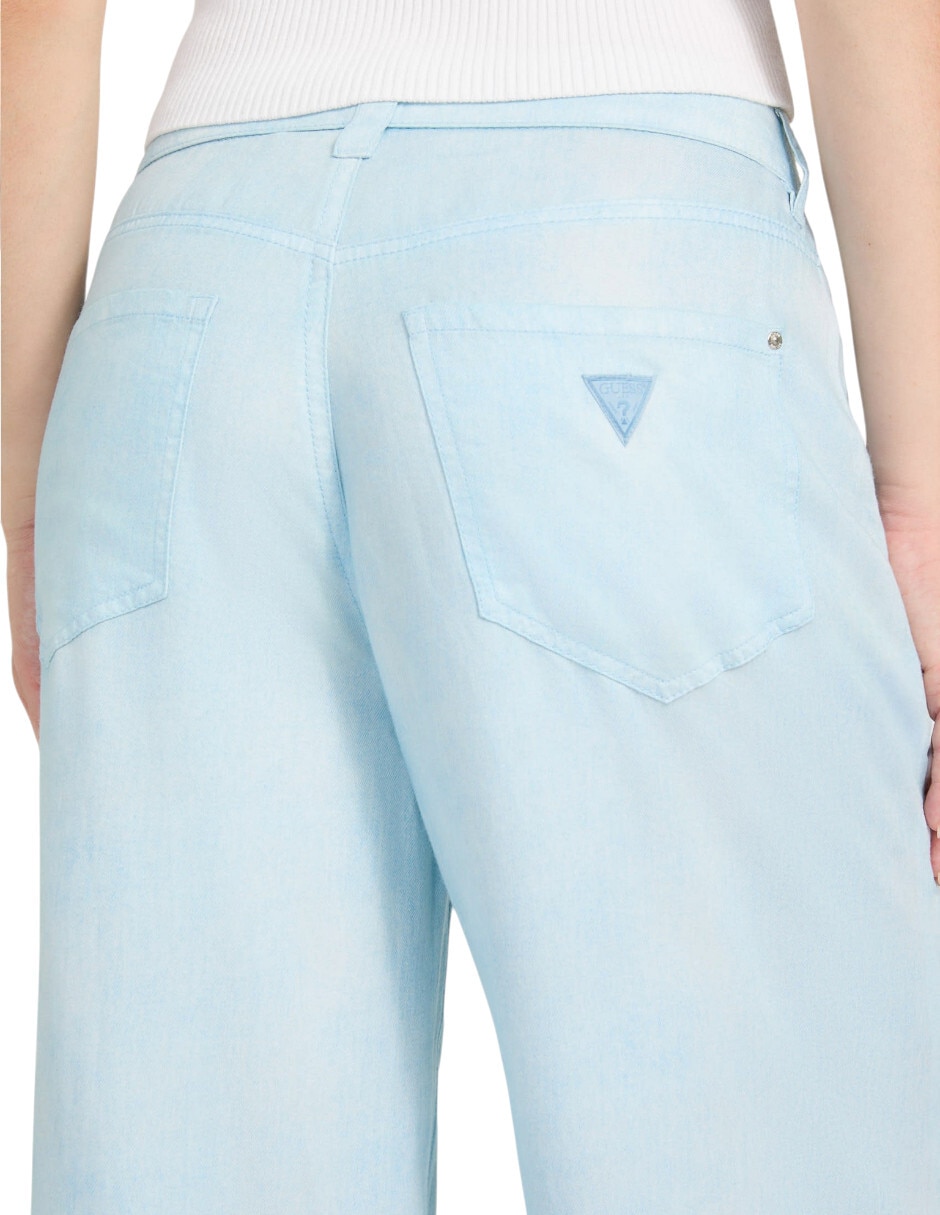 Jeans straight corte cintura para mujer 9