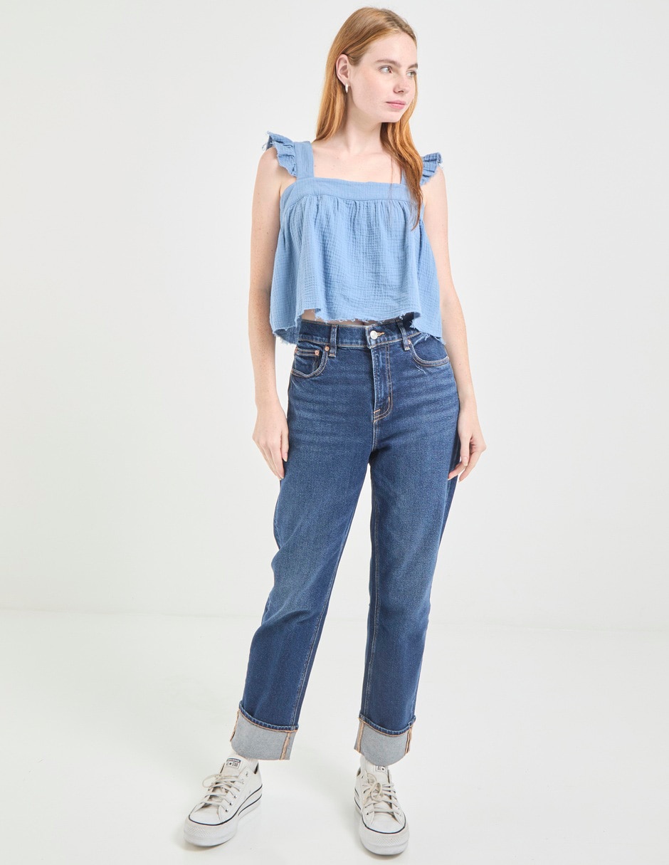 Jeans straight American Eagle para mujer