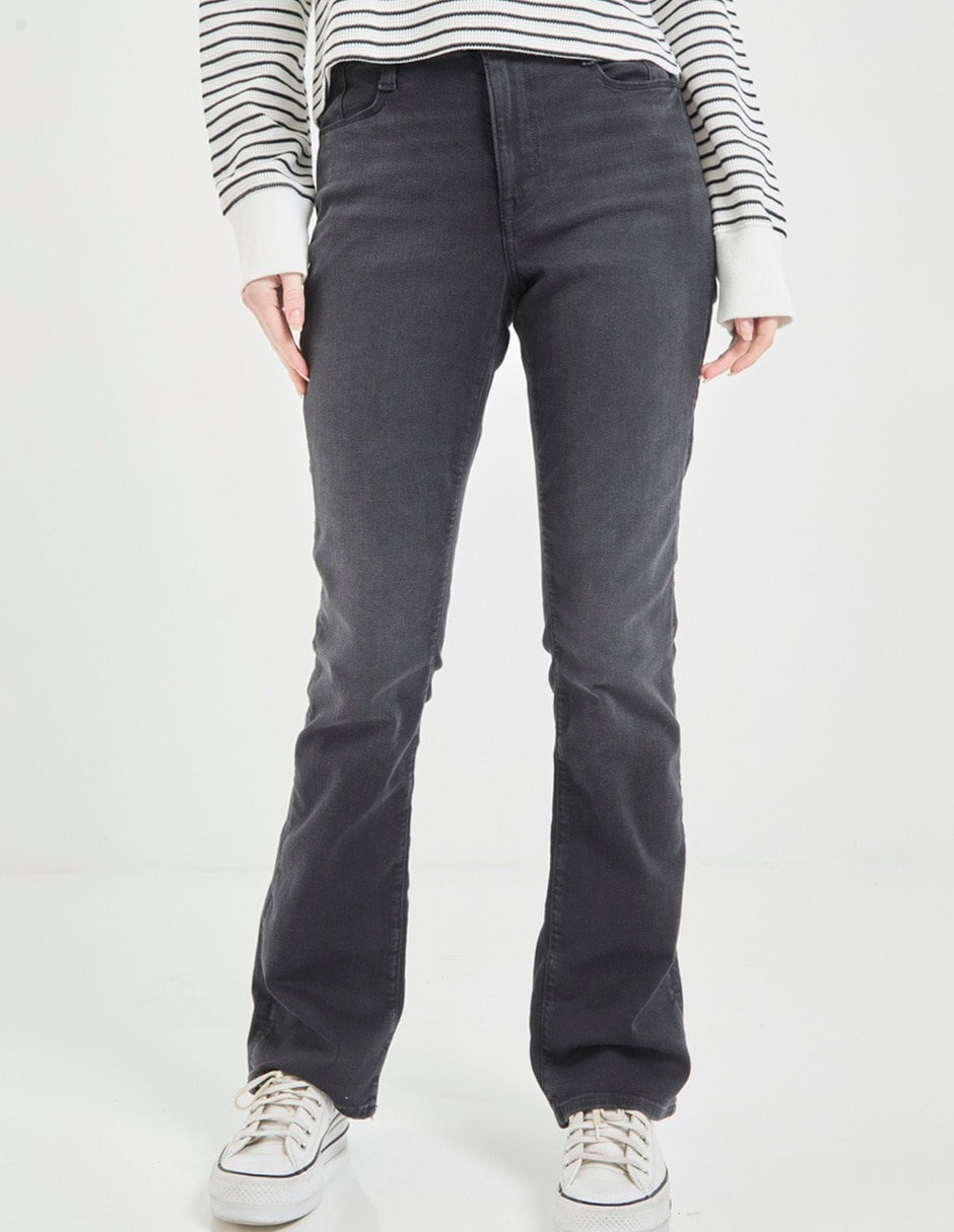 Jeans skinny corte cintura para mujer 1