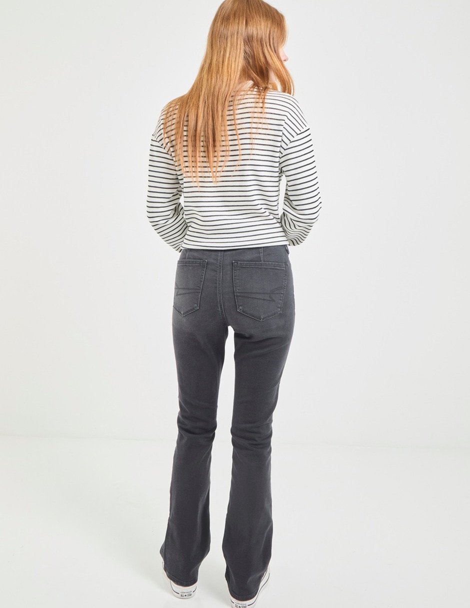 Jeans skinny corte cintura para mujer 5