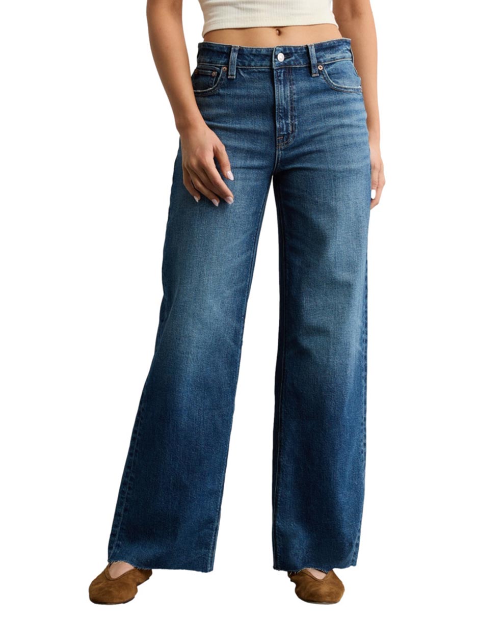 Jeans wide leg para mujer