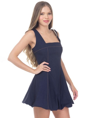 Vestido corto casual para mujer