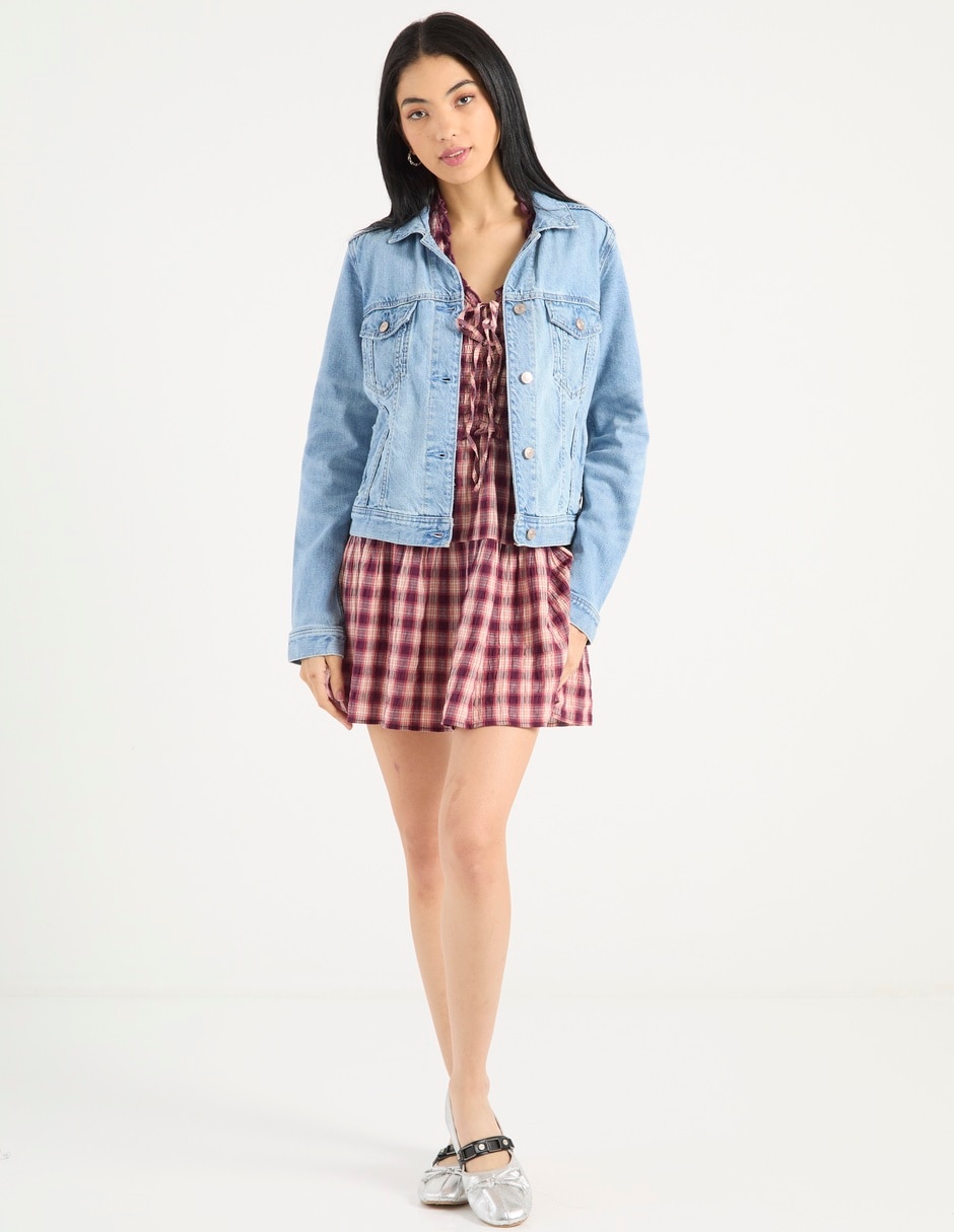 Chamarra denim American Eagle para mujer