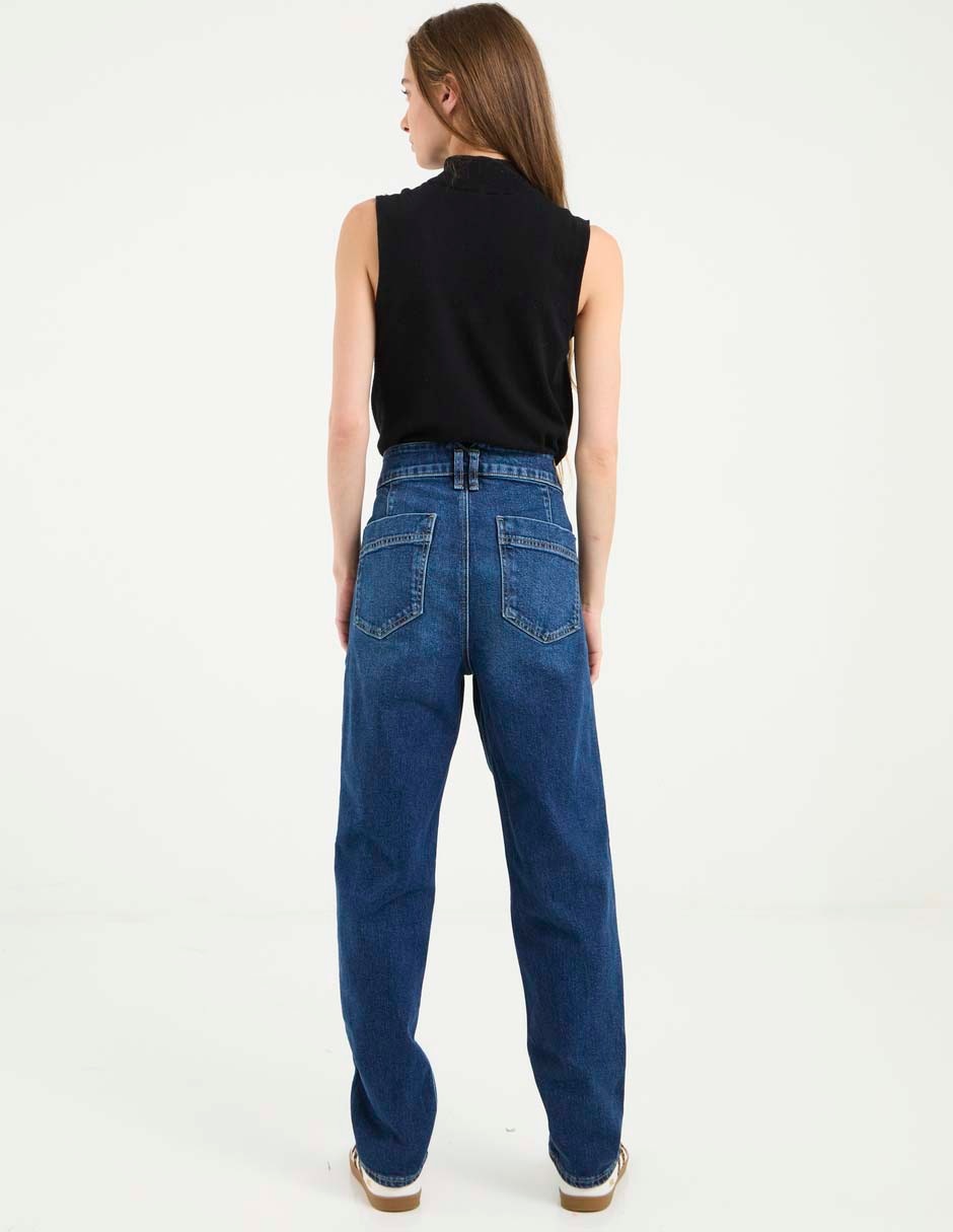 Jeans mom para mujer
