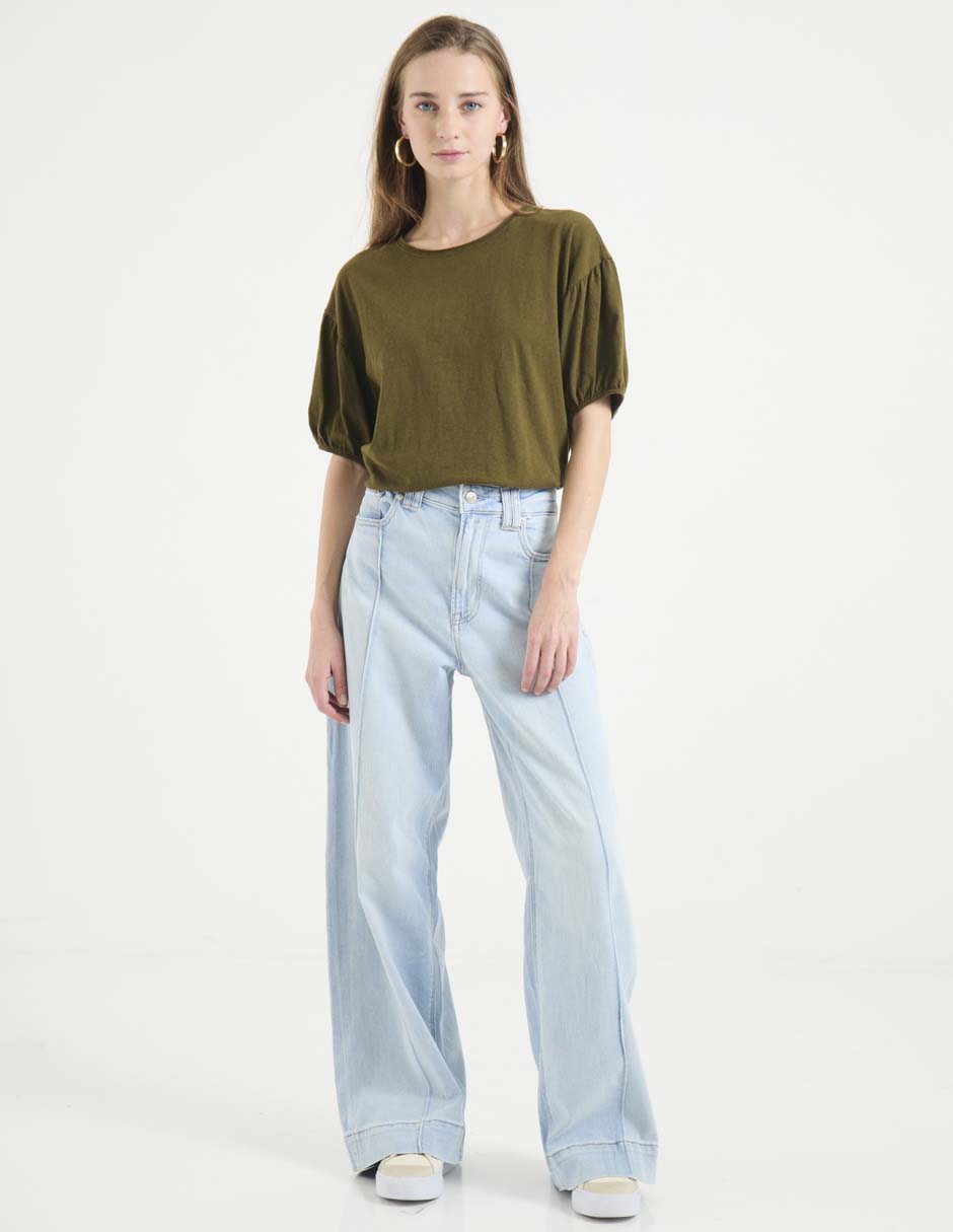 Jeans wide leg para mujer 3