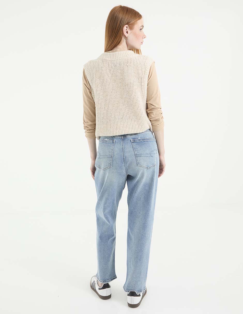 Jeans straight para mujer 2