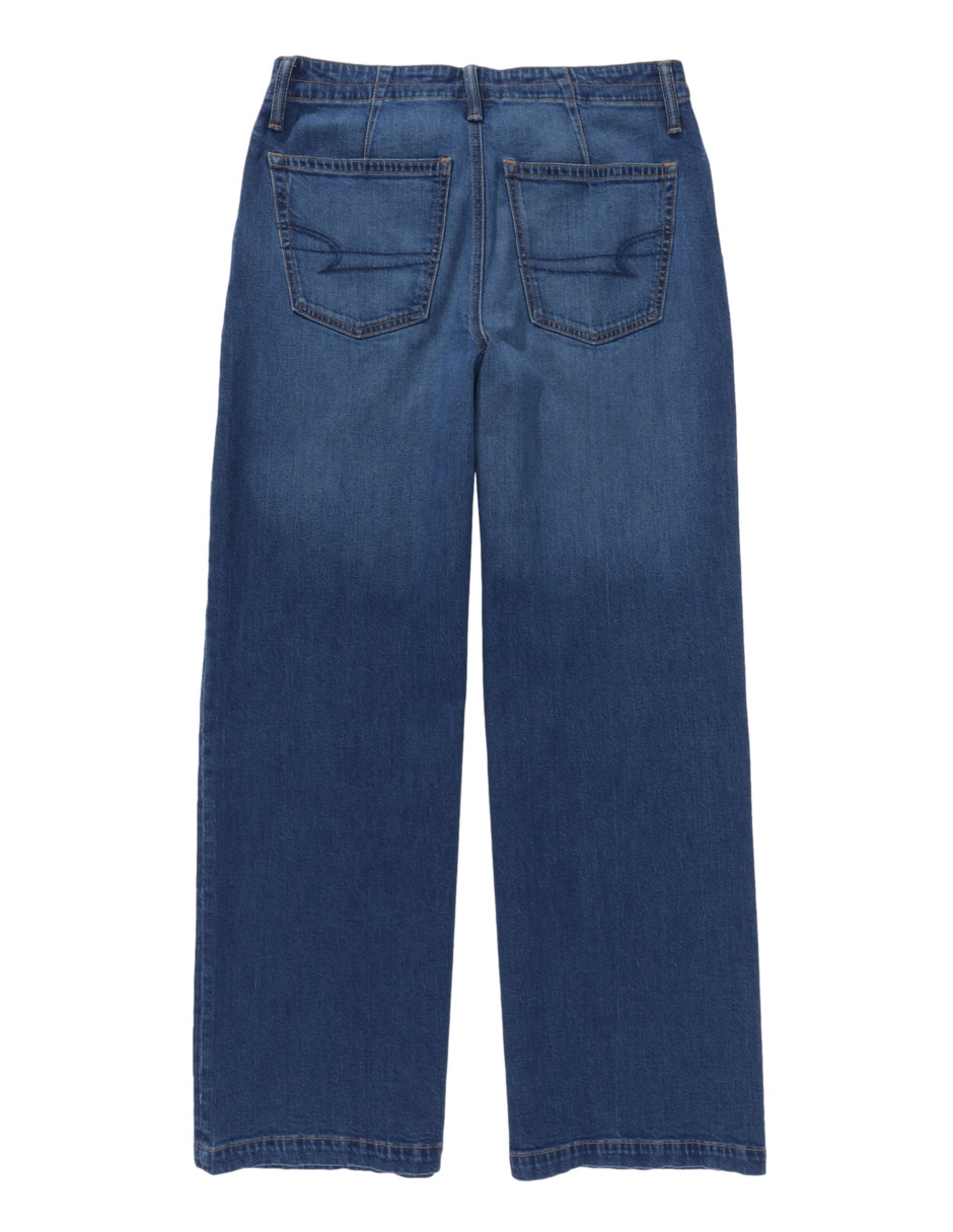 Jeans wide leg wide para mujer 2
