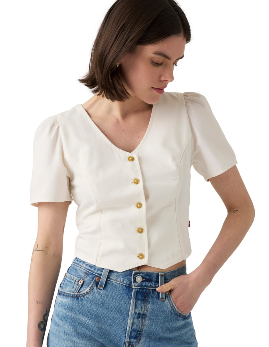 Blusa Levi's manga corta para mujer