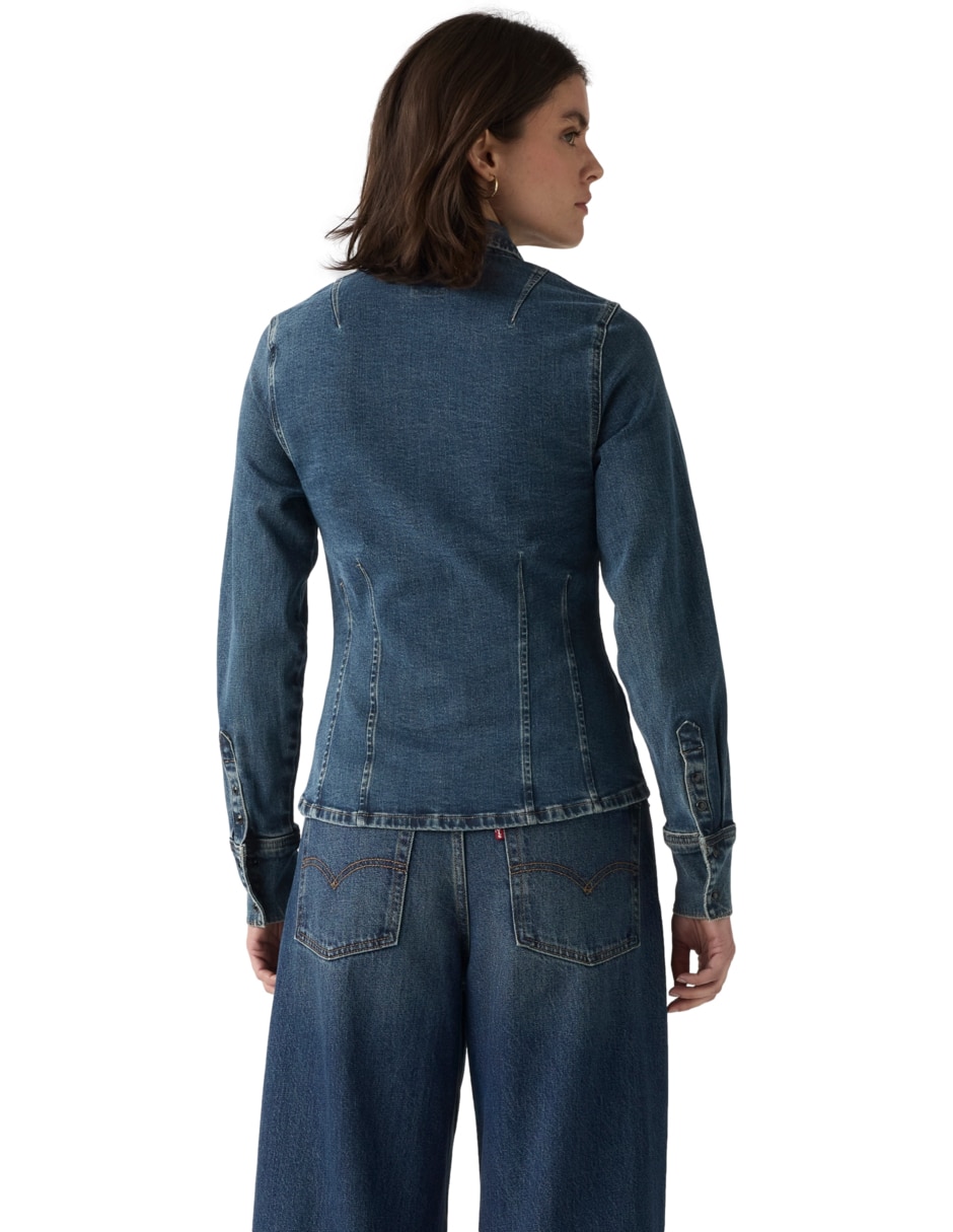 Blusa manga larga para mujer 5