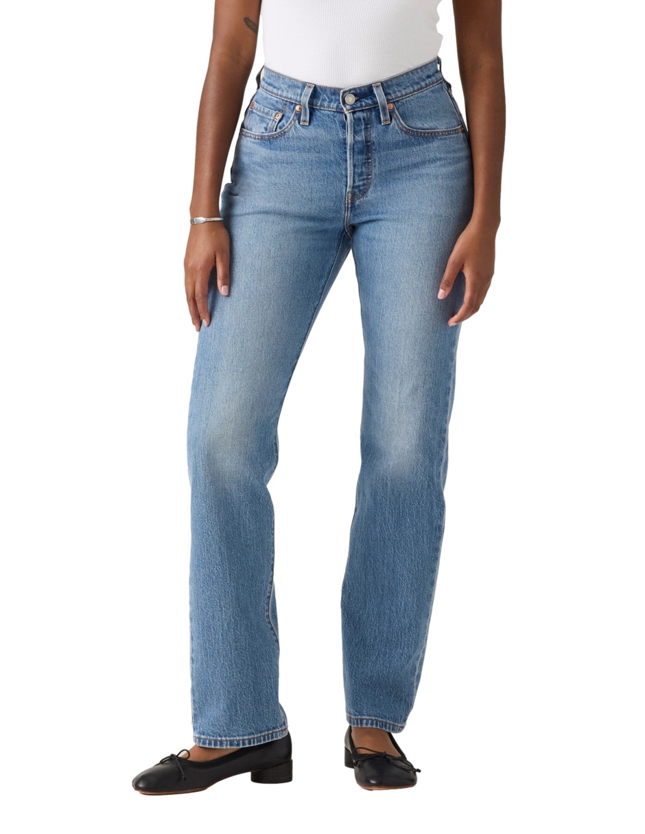 Jeans relajado 501 curve lucid dream para mujer 5
