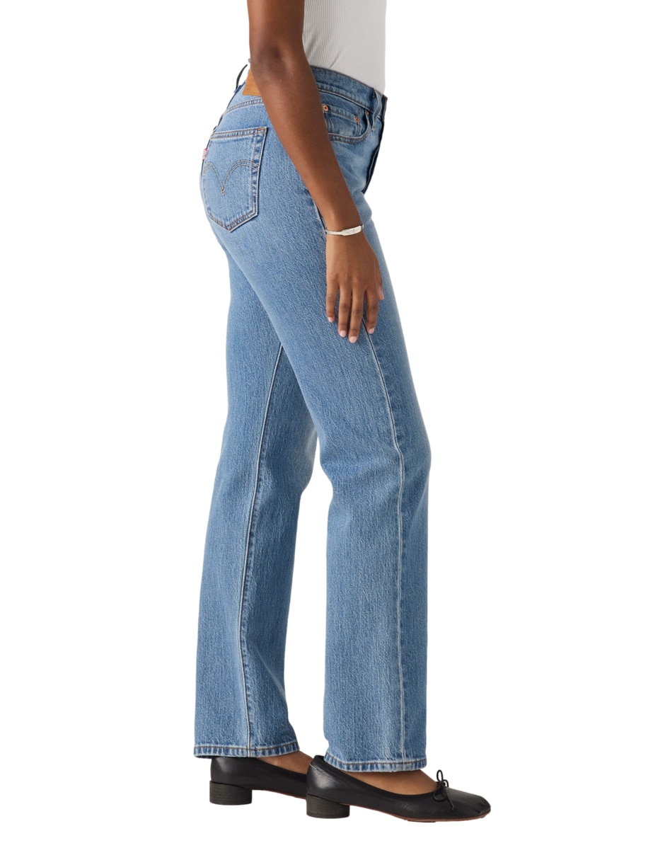 Jeans relajado 501 curve lucid dream para mujer 4