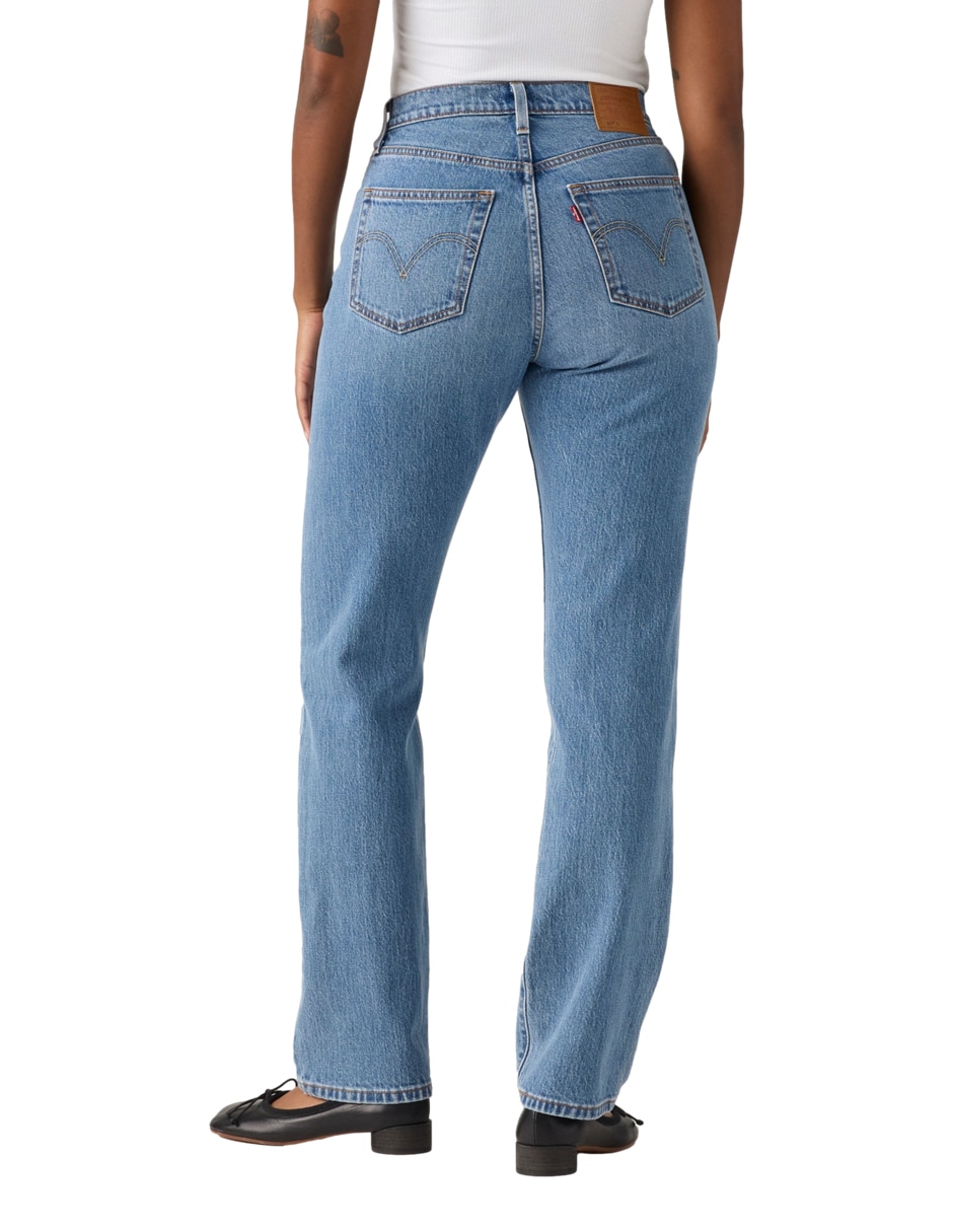 Jeans relajado 501 curve lucid dream para mujer 3