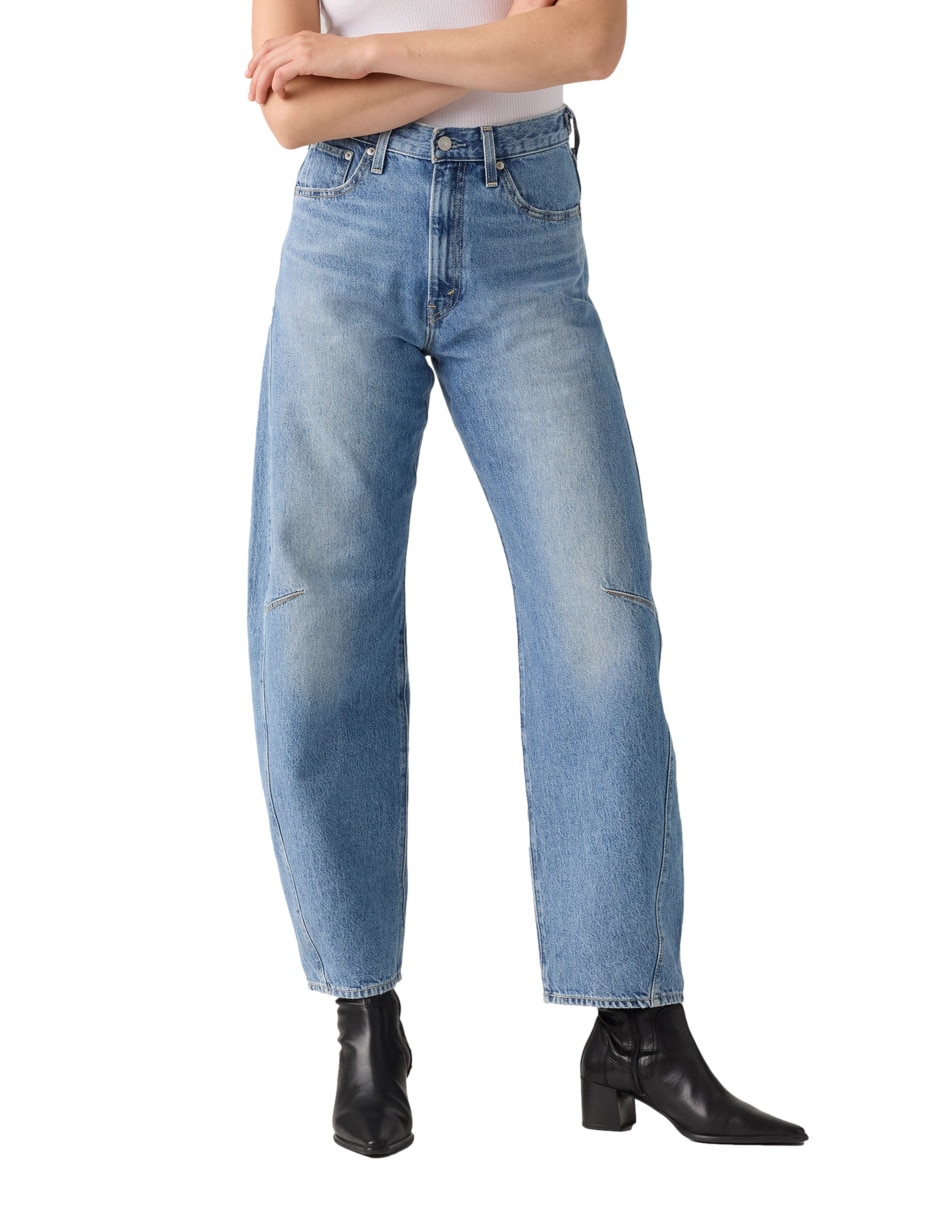 Jeans barrel cinch barrel let love in para mujer 2