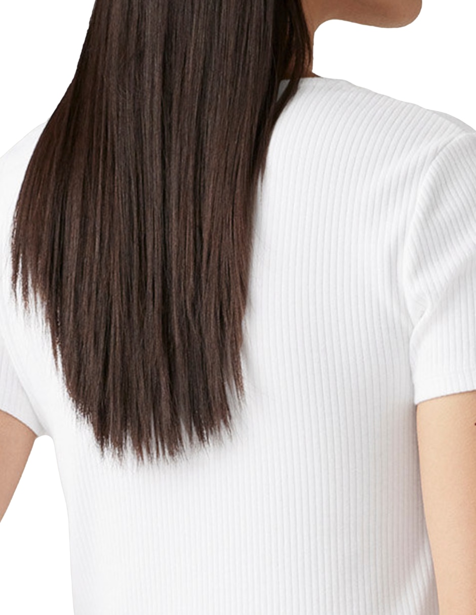 Blusa manga corta Levi's cuello redondo para mujer