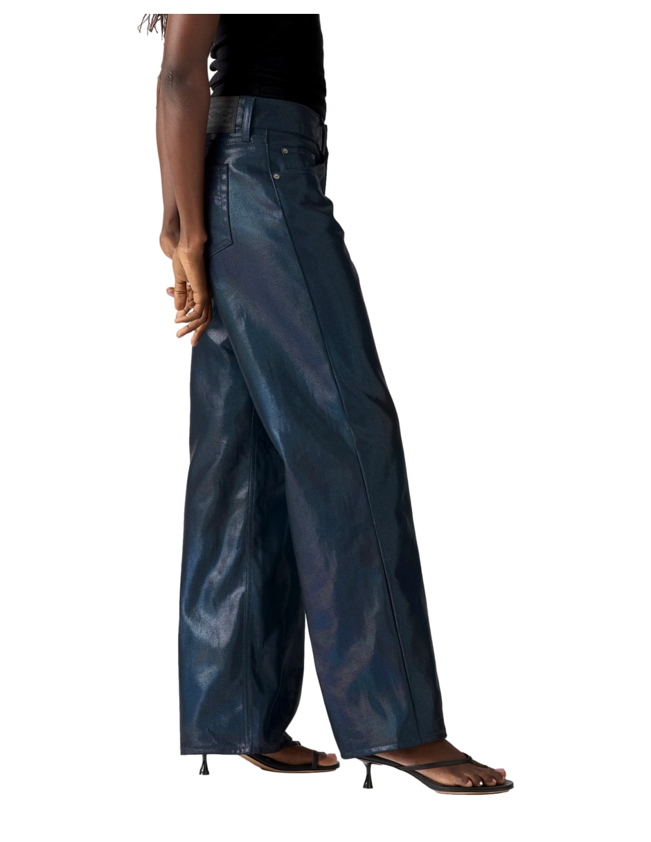 Jeans loose superlow luminous night para mujer