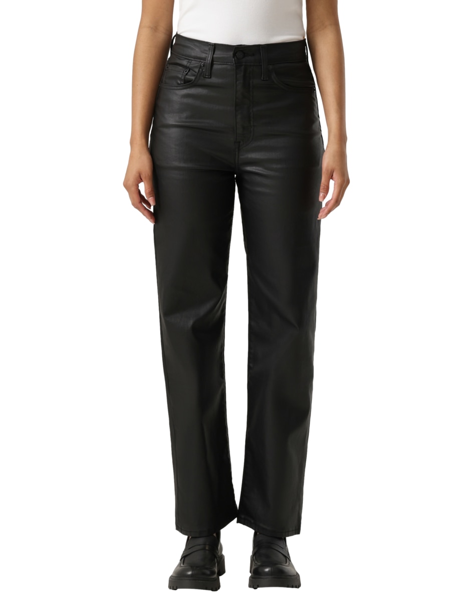 Jeans straight Levi's Ribcage Str Ankle Zip Nd para mujer