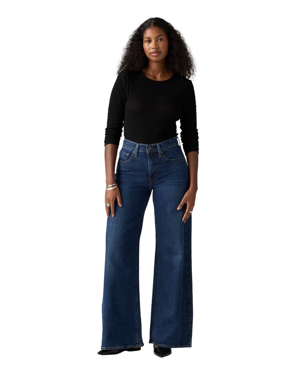 Jeans wide leg 728 hr para mujer 2