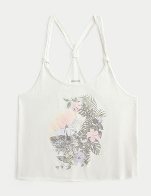 Playera Hollister cuello redondo para mujer