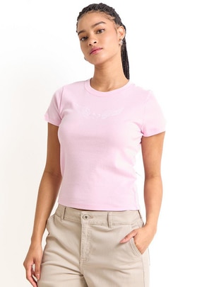 Blusa manga corta para mujer