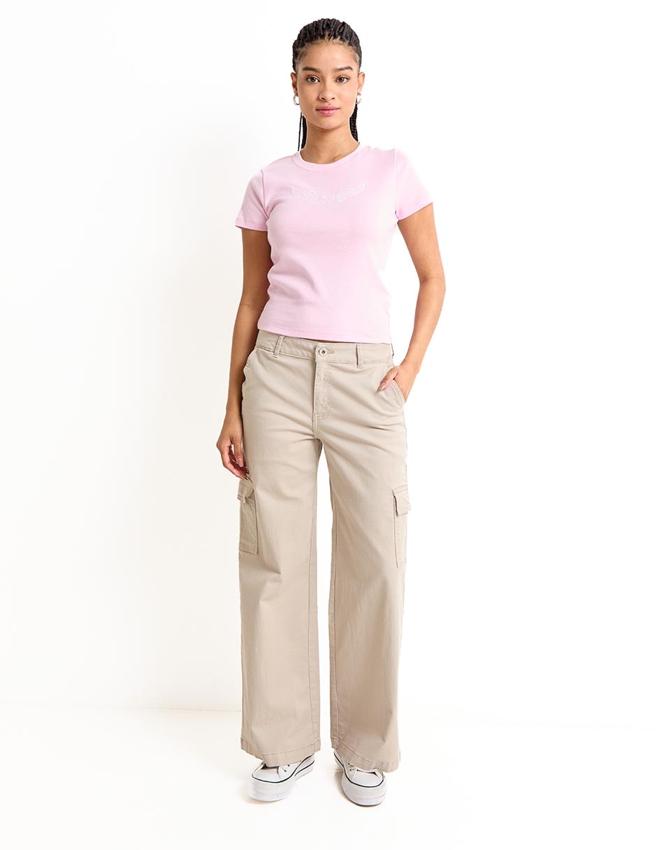 Blusa manga corta para mujer 3