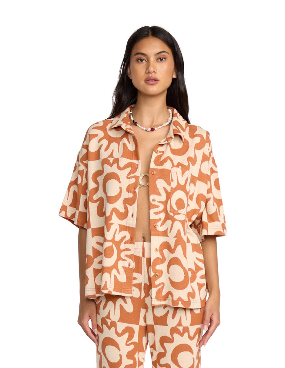 Blusa manga corta para mujer 5