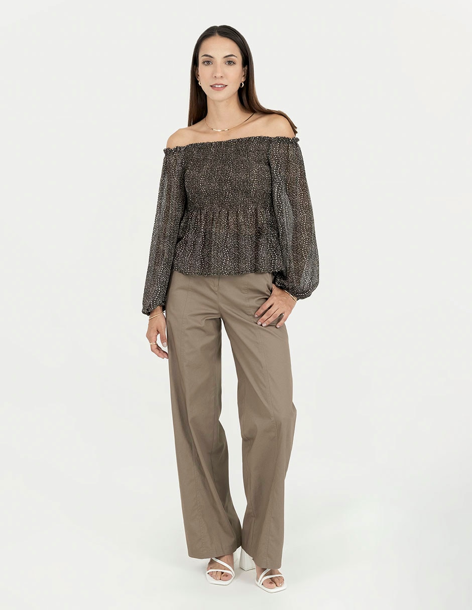 Blusa manga larga para mujer 9