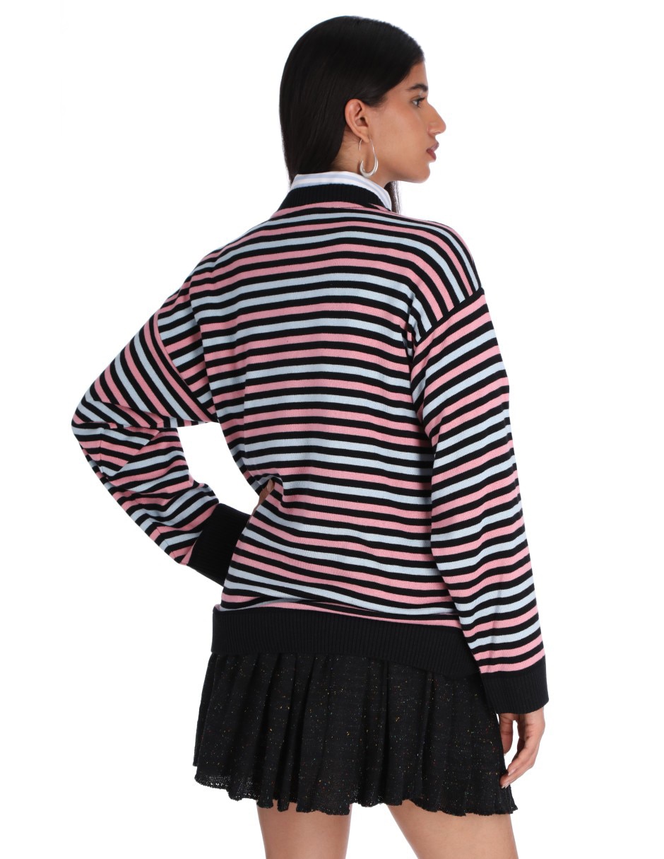 Suéter cuello redondo unisex 8