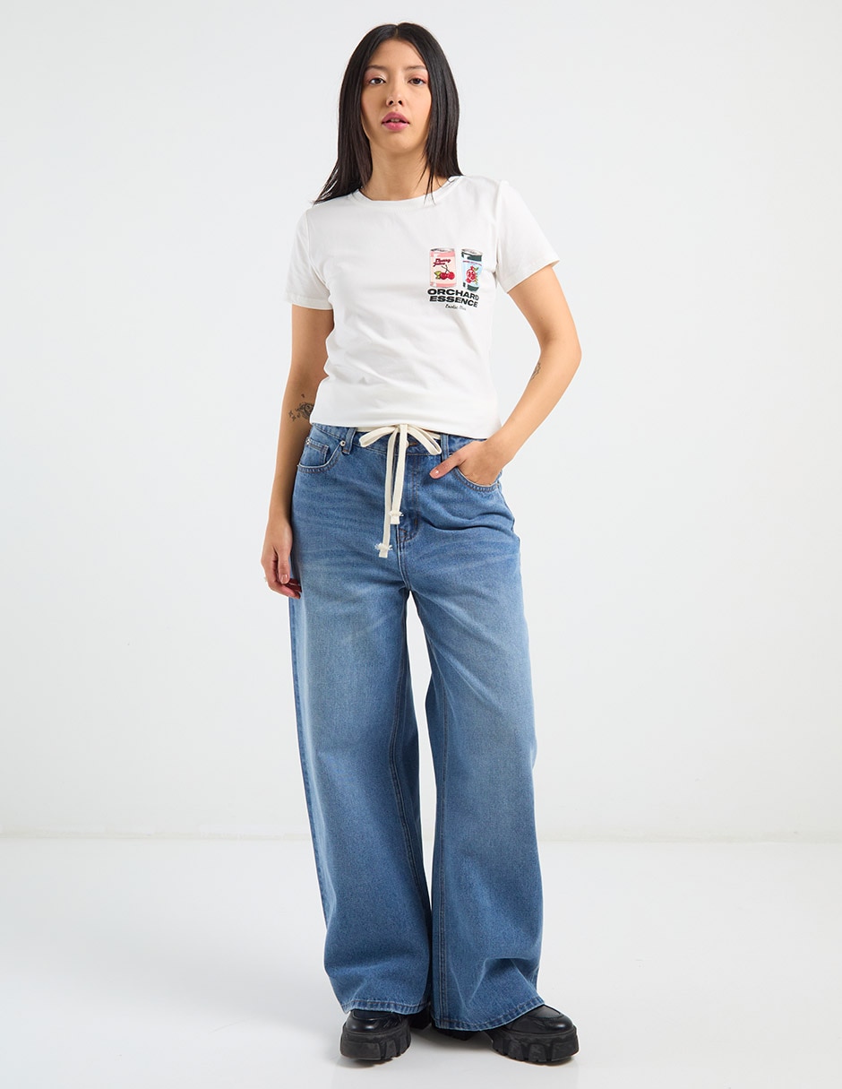 Playera manga corta cuello redondo para mujer 9