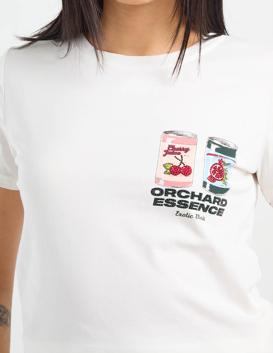 Playera manga corta cuello redondo para mujer 10