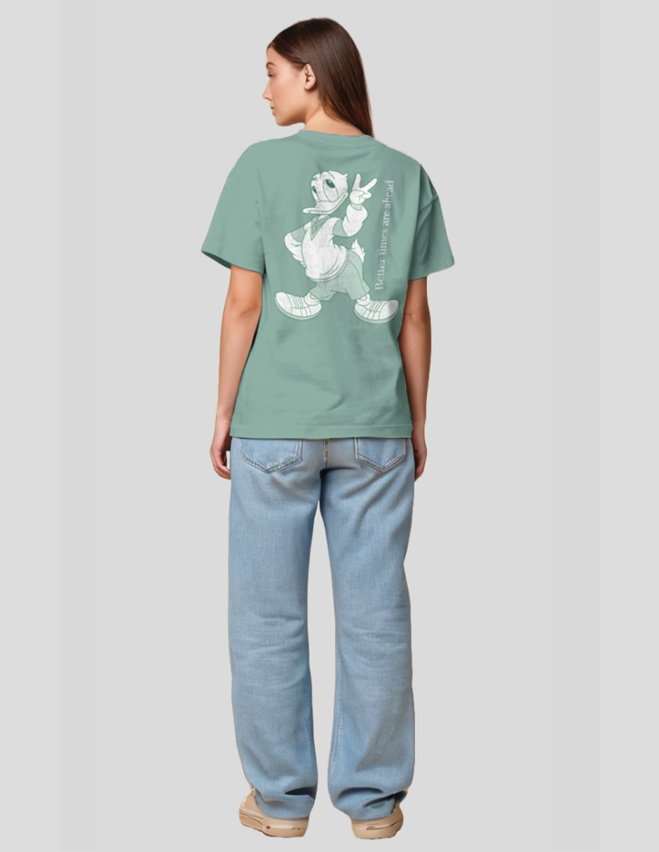 Playera manga corta Tee Bar Disney cuello redondo para mujer