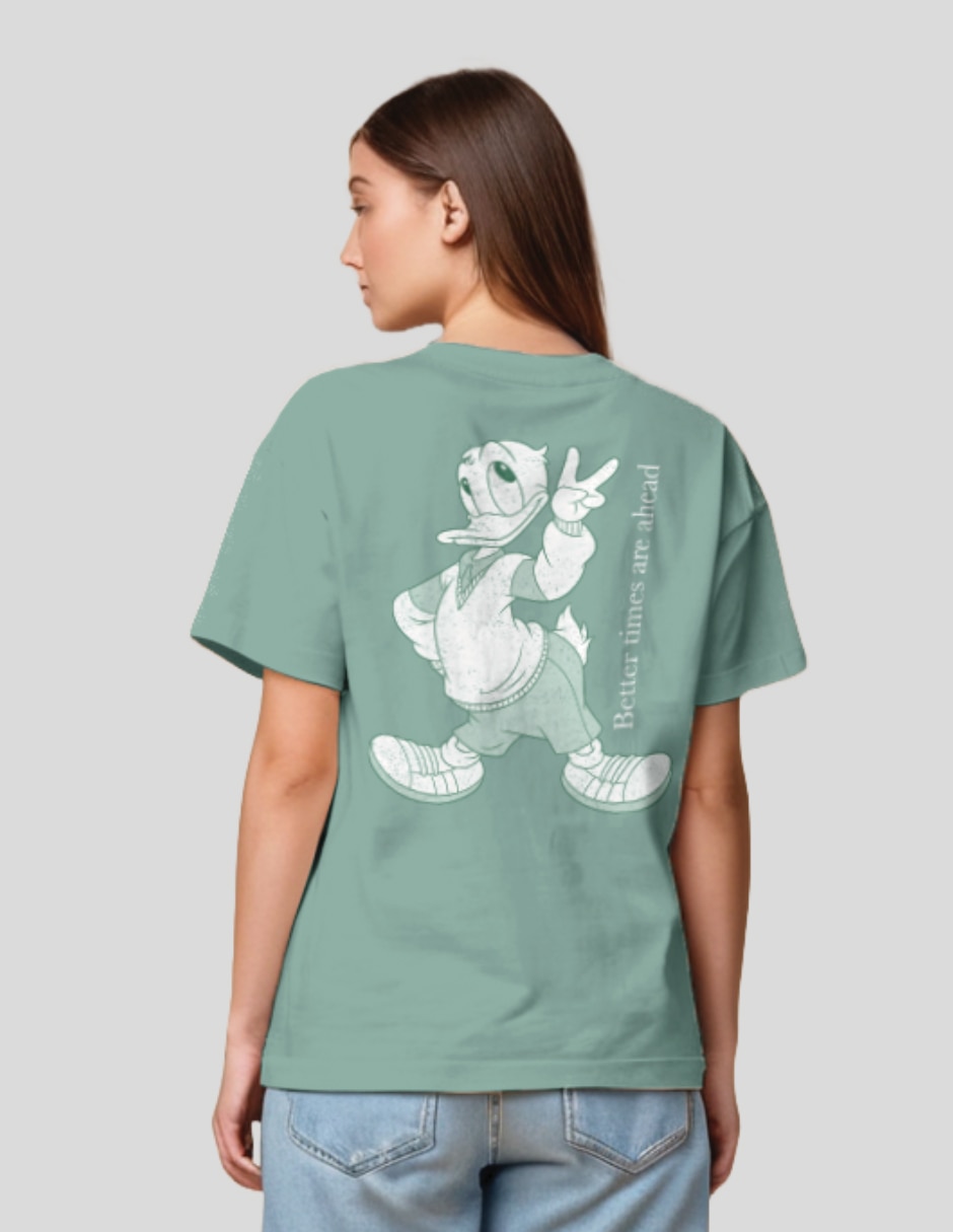 Playera manga corta Tee Bar Disney cuello redondo para mujer