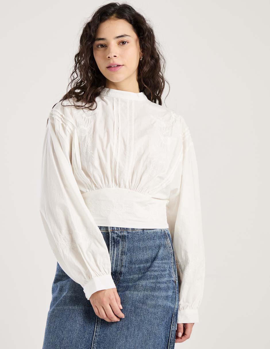 Blusa manga larga para mujer 1