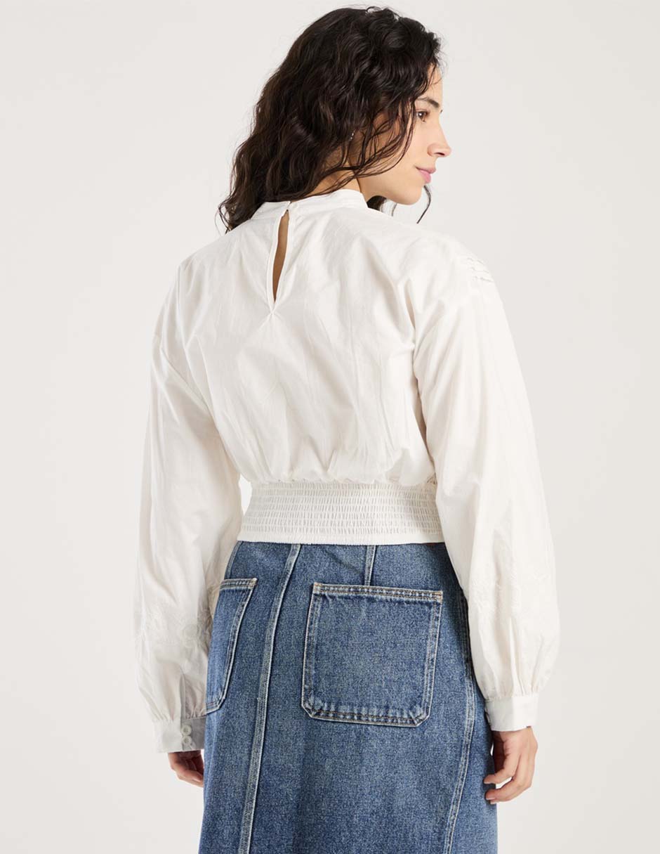 Blusa manga larga para mujer 5