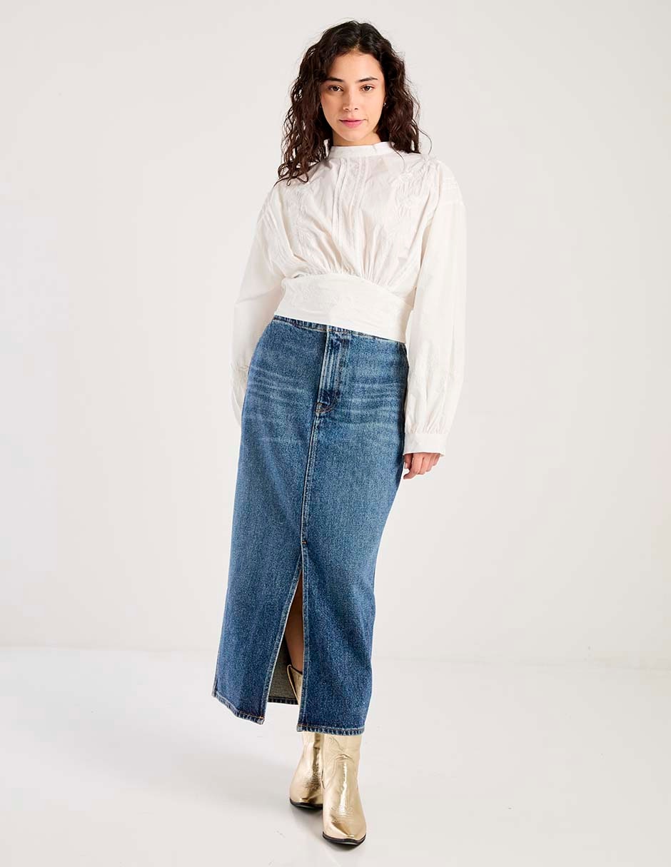 Blusa manga larga para mujer 6