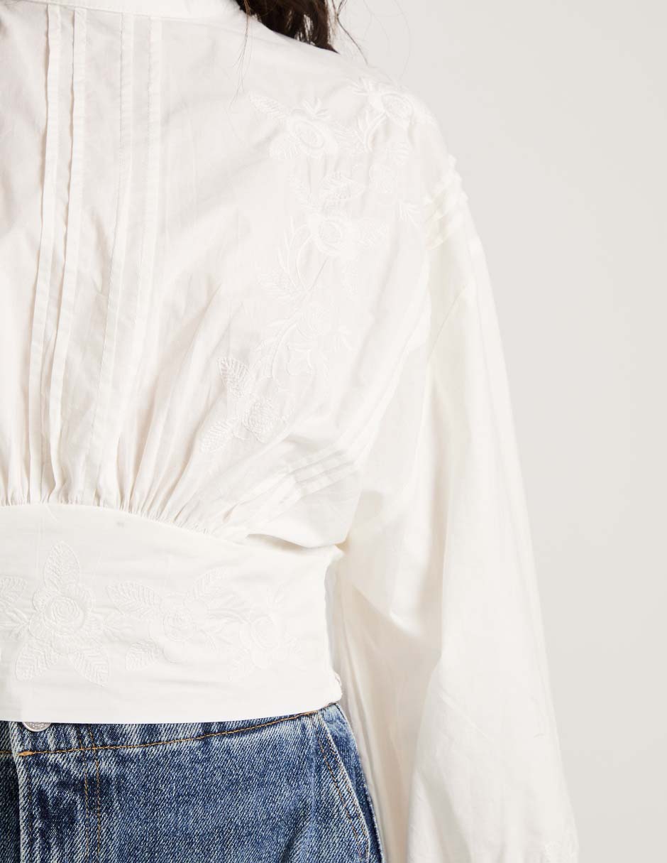 Blusa manga larga para mujer 7