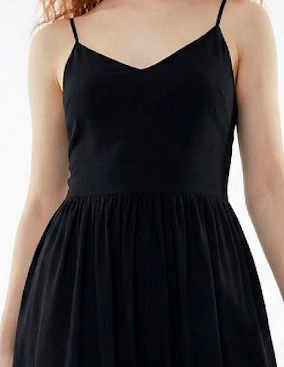 Jumpsuit That's It de modal playa estampado liso para mujer