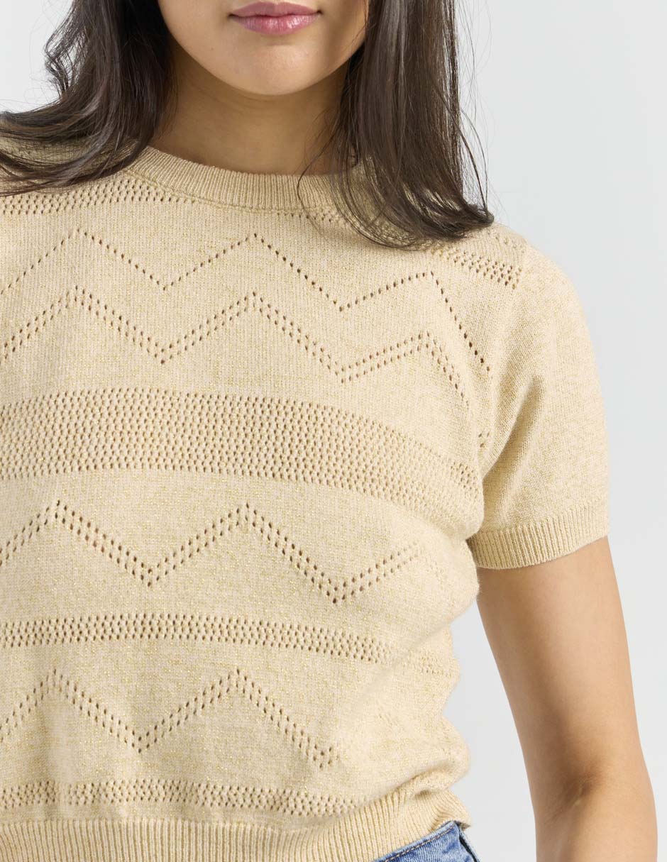 Blusa manga corta para mujer 7