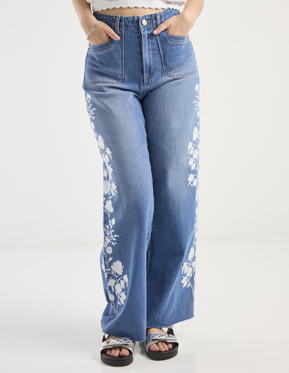 Jeans amplio para mujer