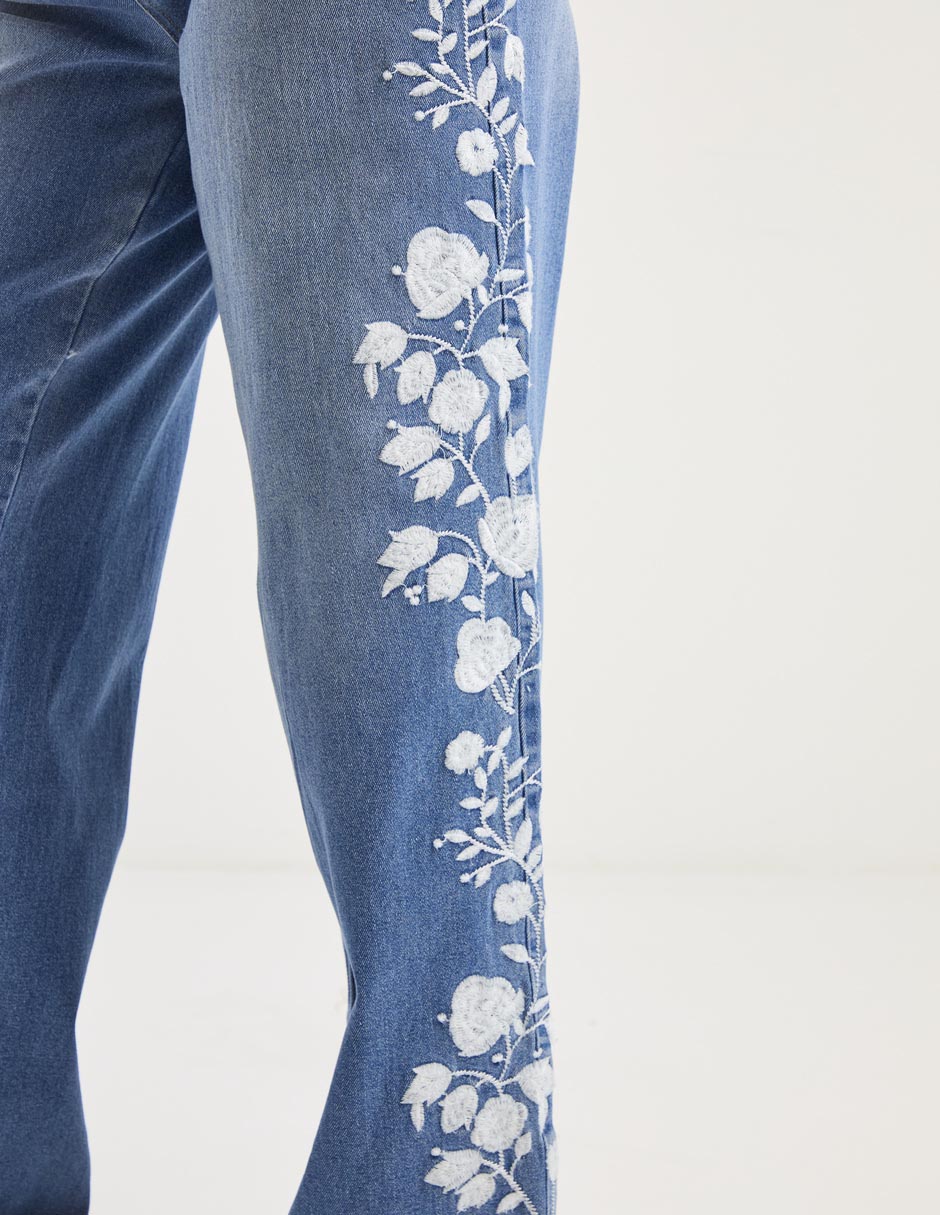 Jeans amplio para mujer 2