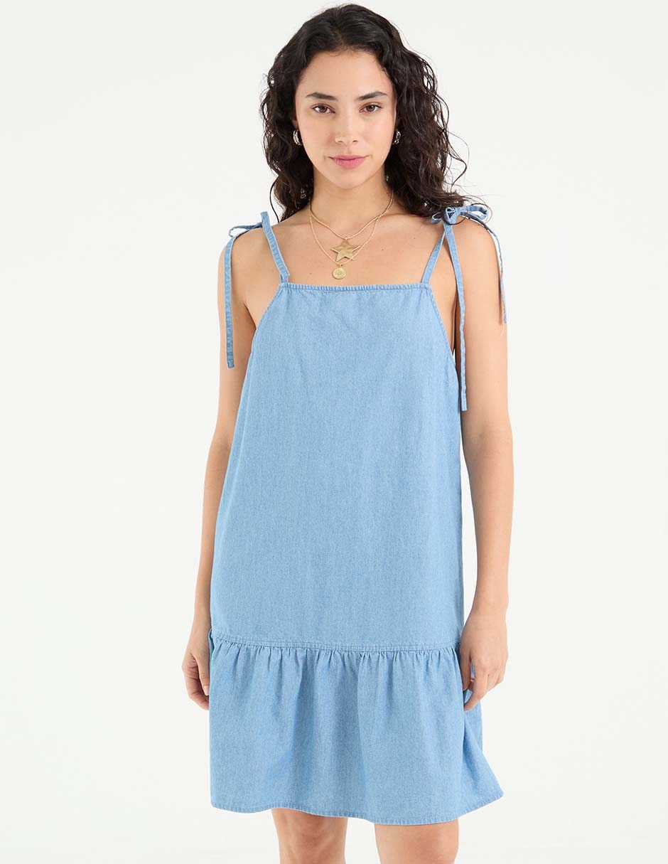 Vestido a la rodilla casual para mujer 7