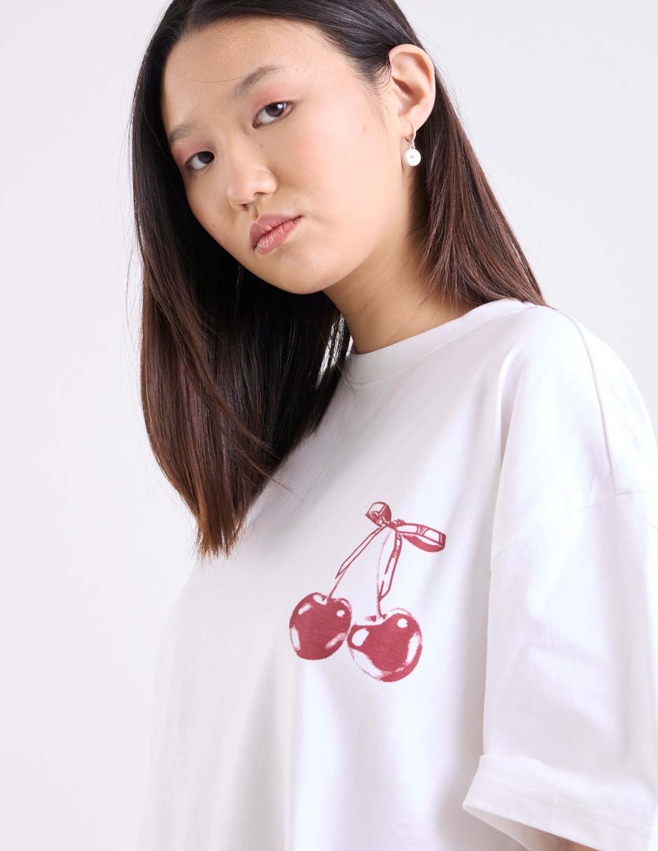 Playera manga corta cuello redondo para mujer 7