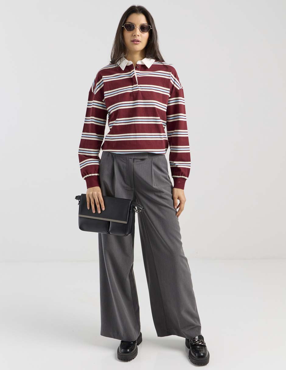 Pantalón coulotte amplio para mujer 3