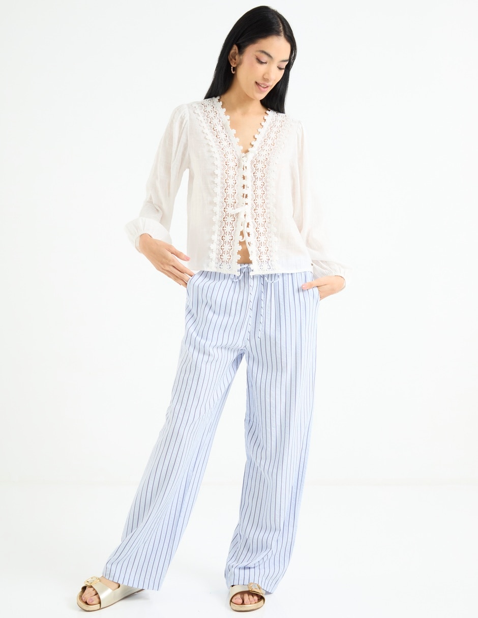 Pantalón relaxed That'S It straight para mujer
