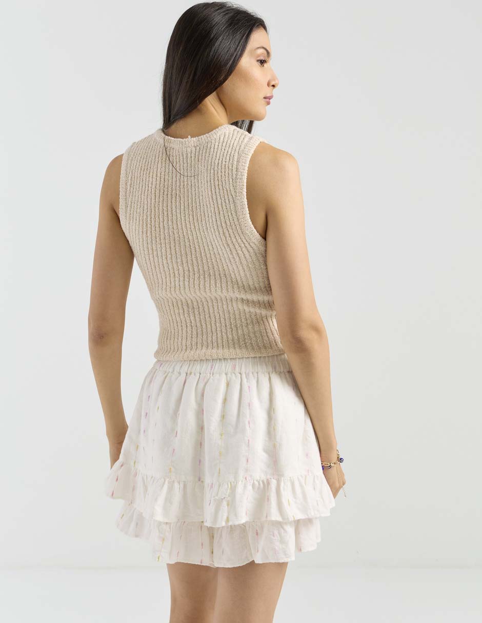 Top That'S It cuello redondo escote regular