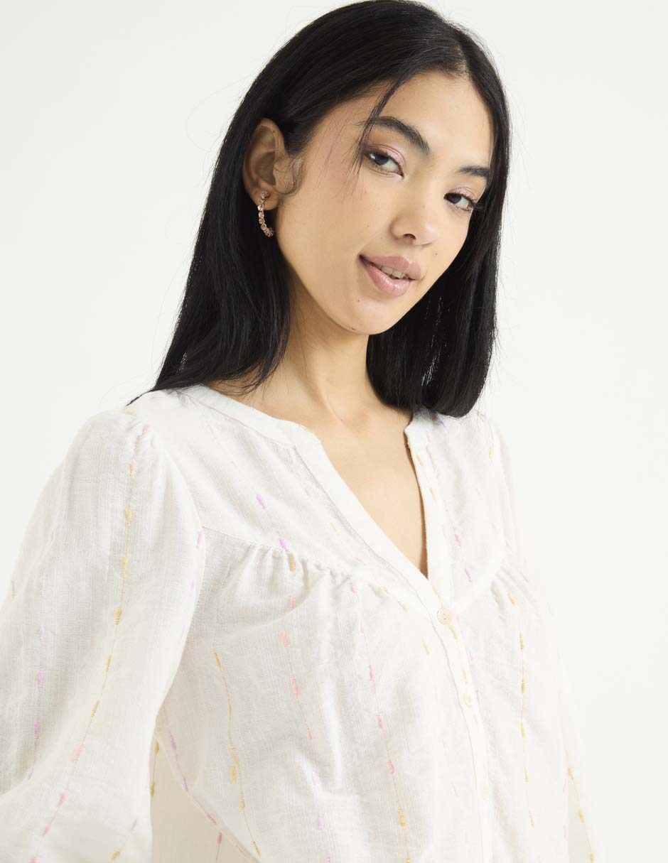 Blusa manga larga para mujer 9